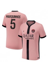 Fotbalové Dres Paris Saint-Germain Marquinhos #5 Třetí Oblečení 2024-25 Krátký Rukáv